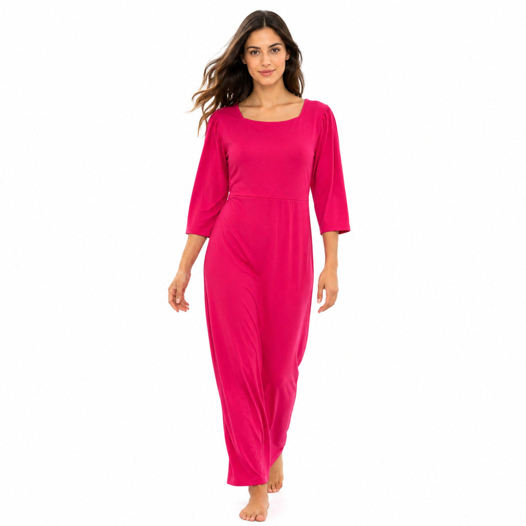 Rose Charm Classic Maxi Dress