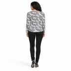 Grey Garden Printed Long Sleeve Top
