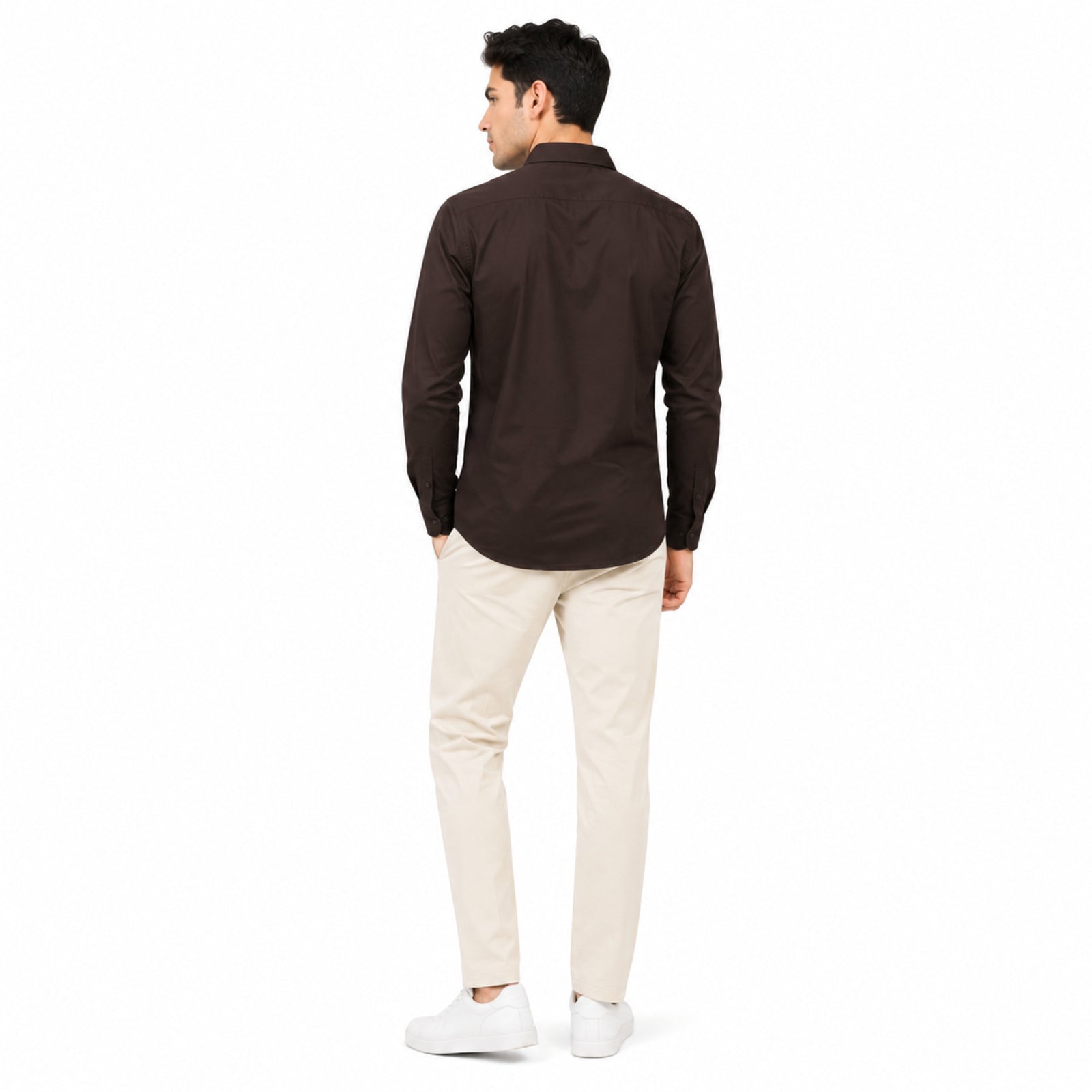 Men's Brown Formal Shirt