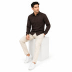 Men's Brown Formal Shirt