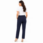 Classic Navy Wide Leg Casual Pants