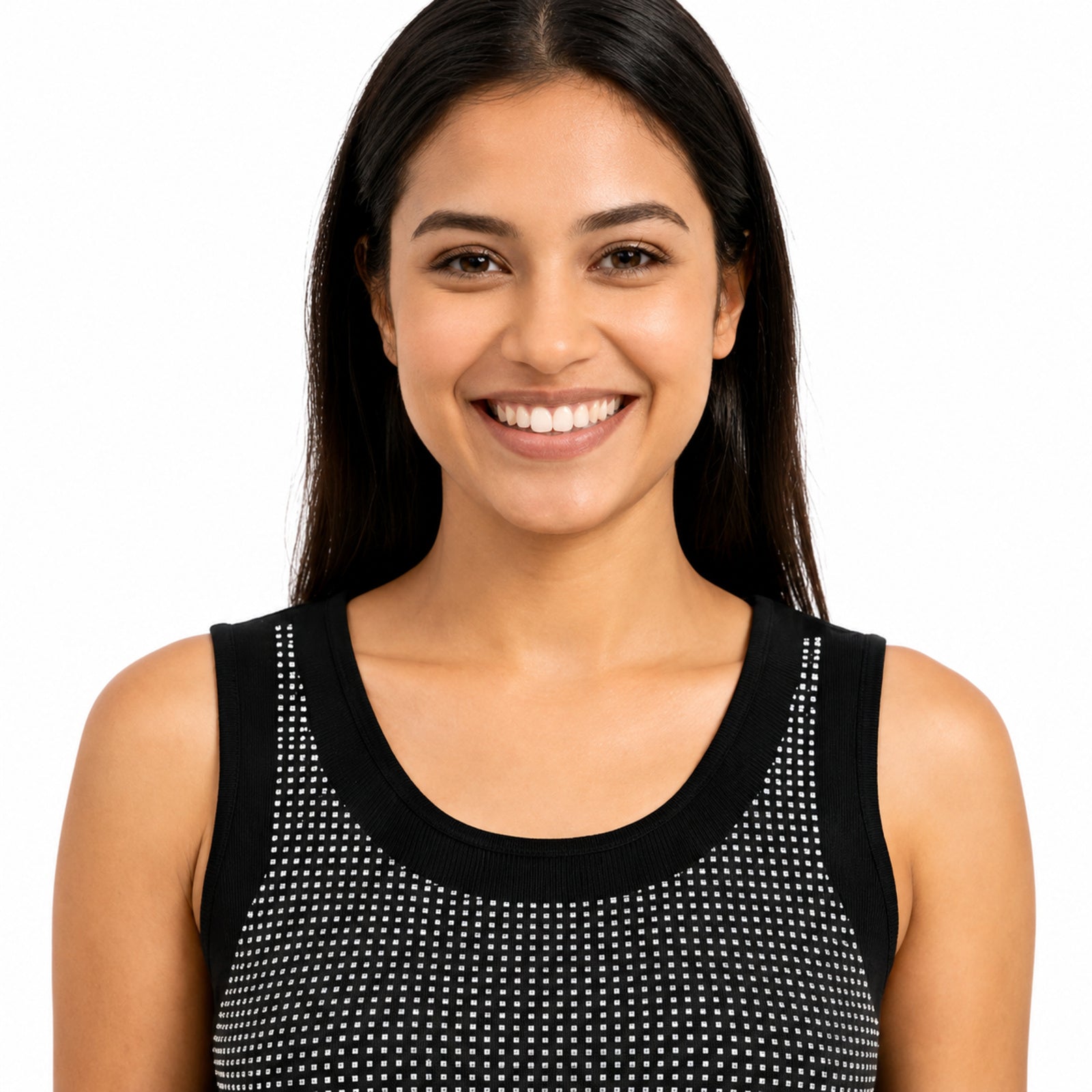 Women's Textured Knit Sleeveless Tank Top