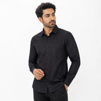Formal Deep Navy Check Blue Shirts