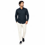 Formal Green Micro-Check Shirts
