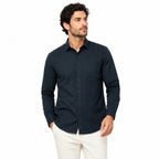 Formal Green Micro-Check Shirts