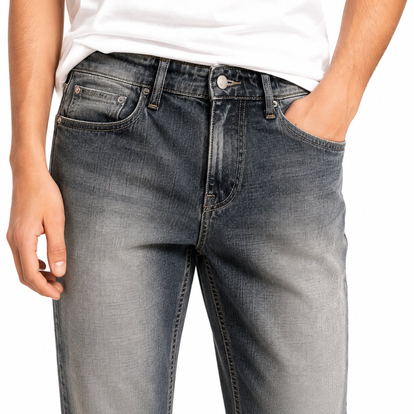 Men's Arctic Fade Straight Fit Denim Jeans