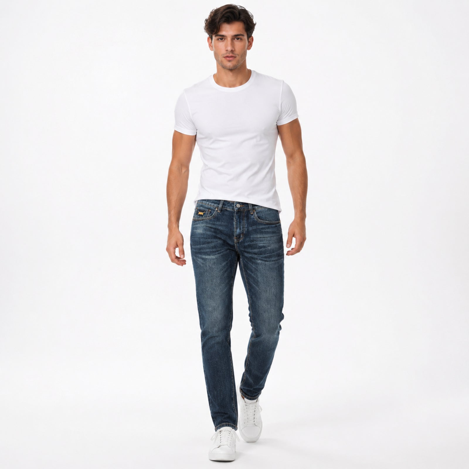 Men's Midnight Indigo Slim Fit Casual Denim Jeans