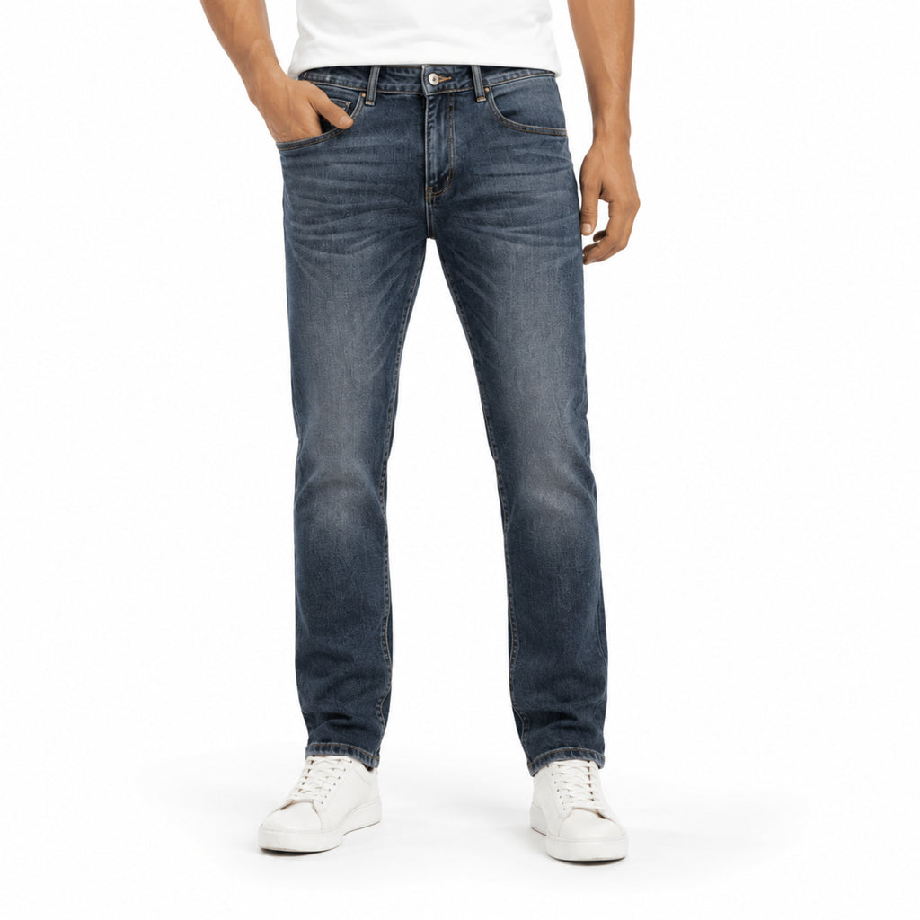 Men's Blackish Indigowash Slim Fit Casual Denim Jeans