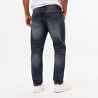 Men's Blackish Indigowash Slim Fit Urban Casual Denim Jeans