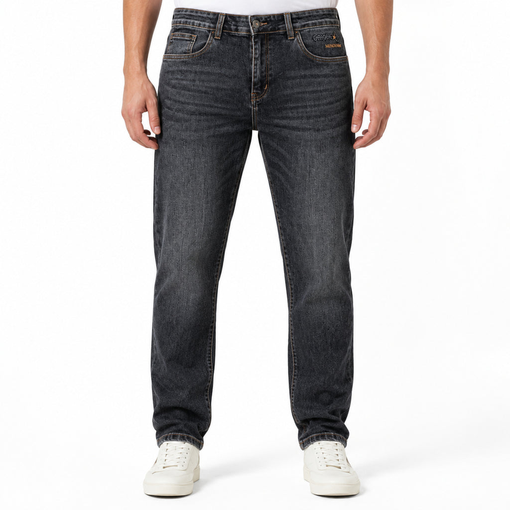 Men's Blackish Indigowash Regular Fit Casual Denim Jeans