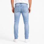 Classic Sky Blue Slim Fit Denim Jeans