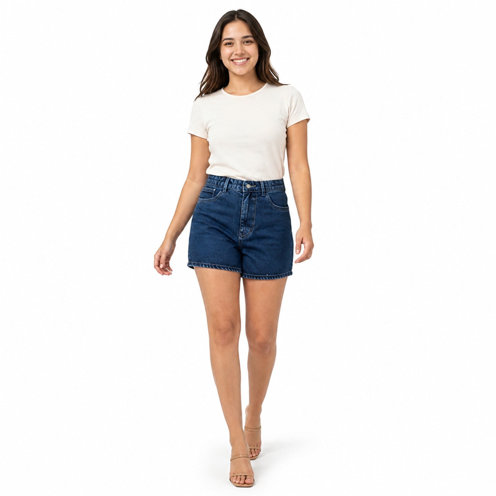 Women's Classic Blue Denim Shorts