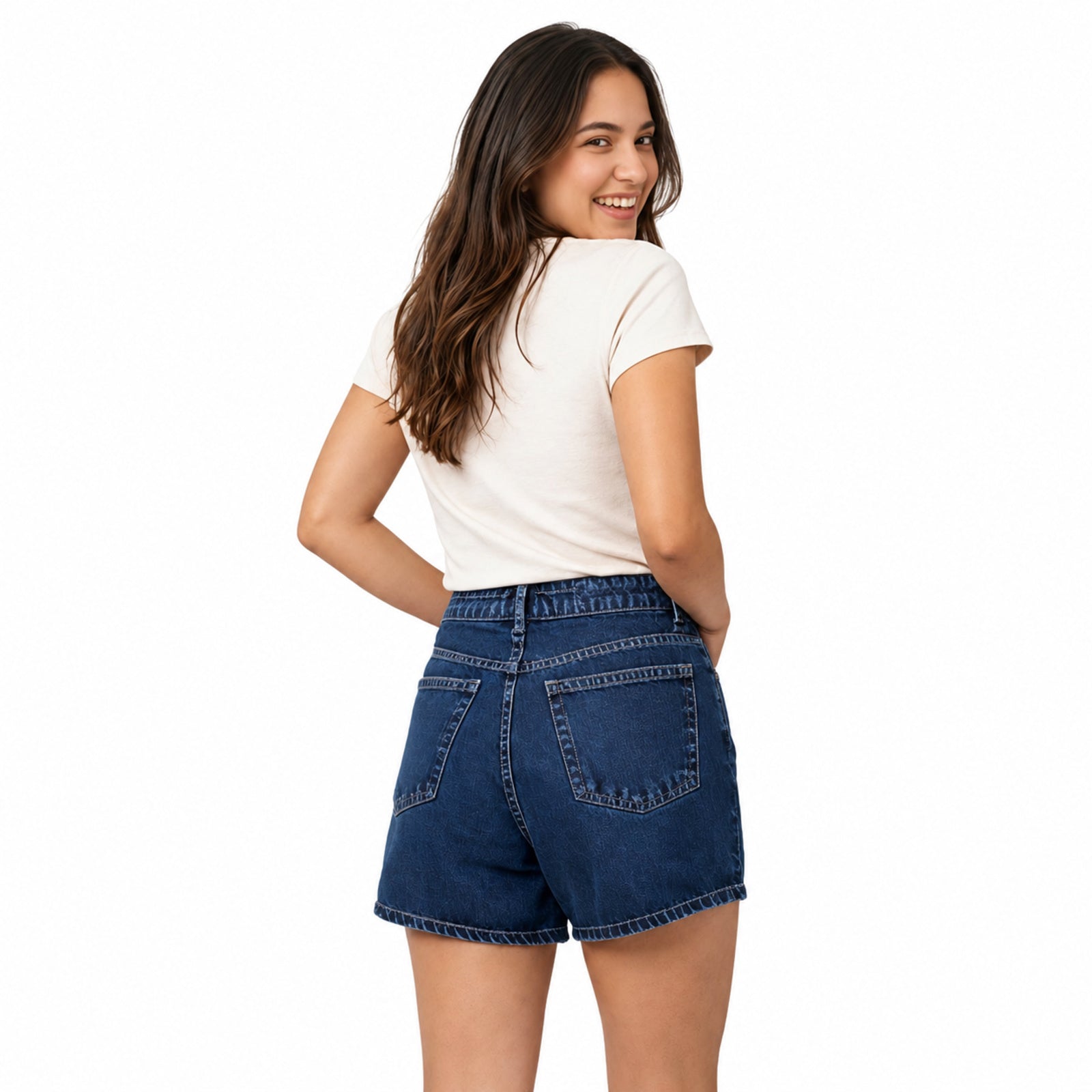 Women's Classic Blue Denim Shorts