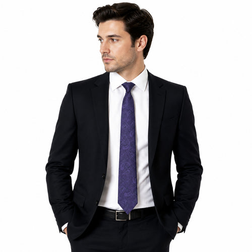 Blue Paisley Tie