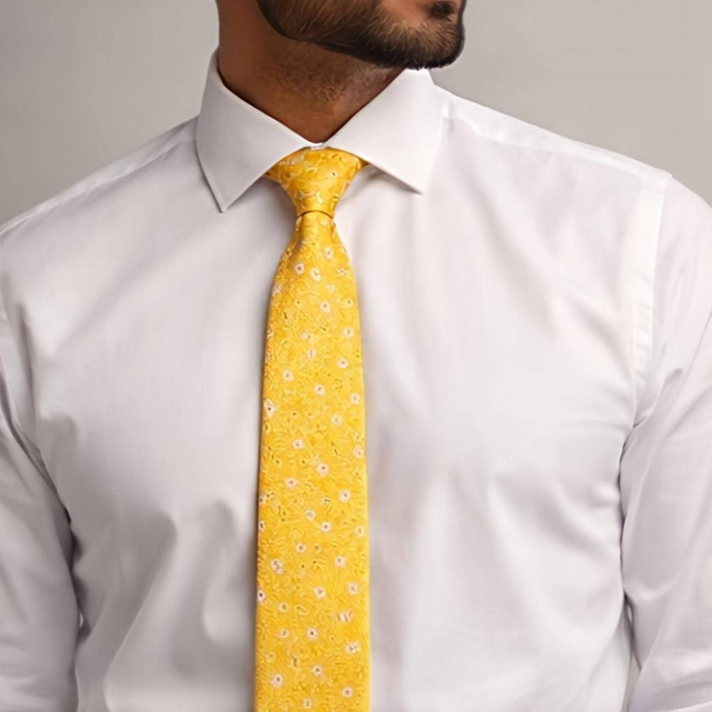 Yellow Bloom Tie