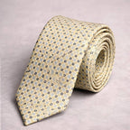Cream Orbit - Dot Tie