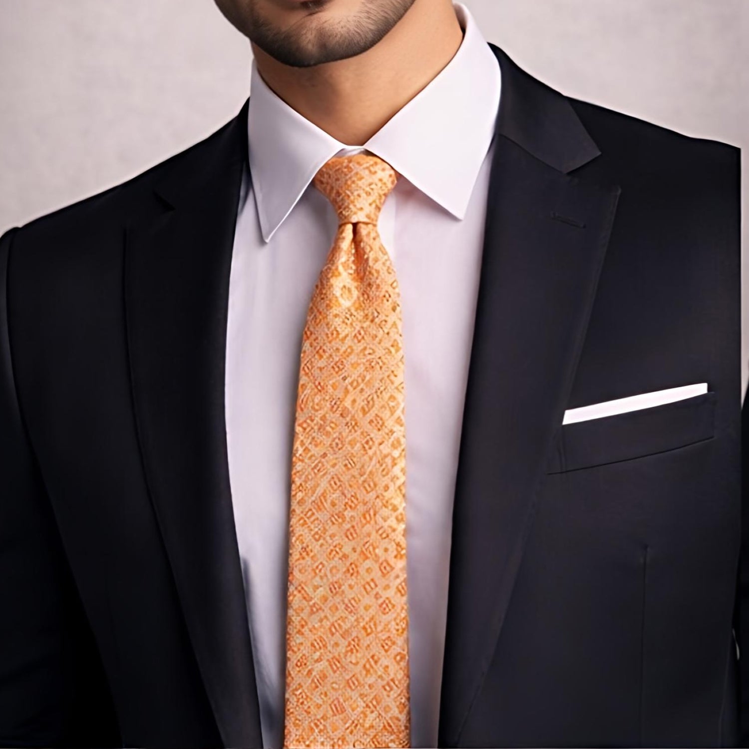Orange Classic Tie