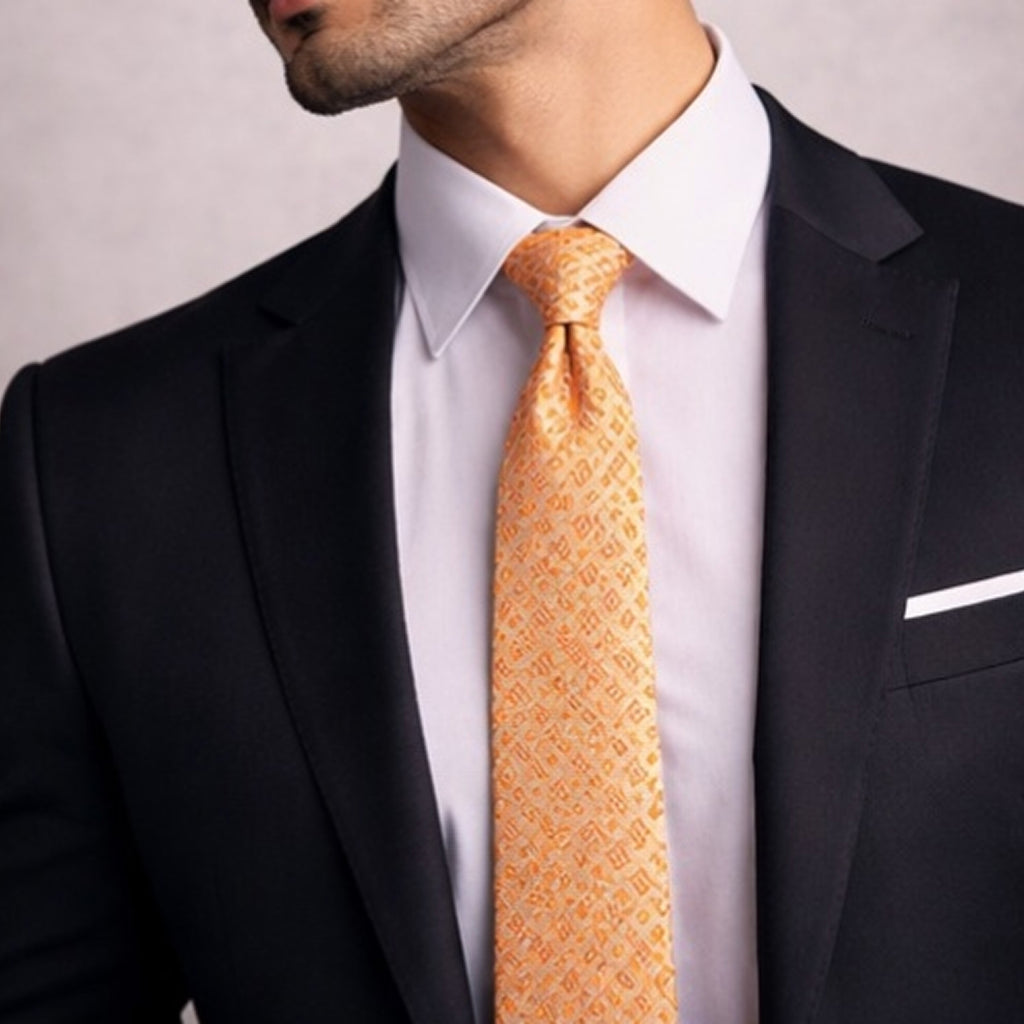 Orange Classic Tie