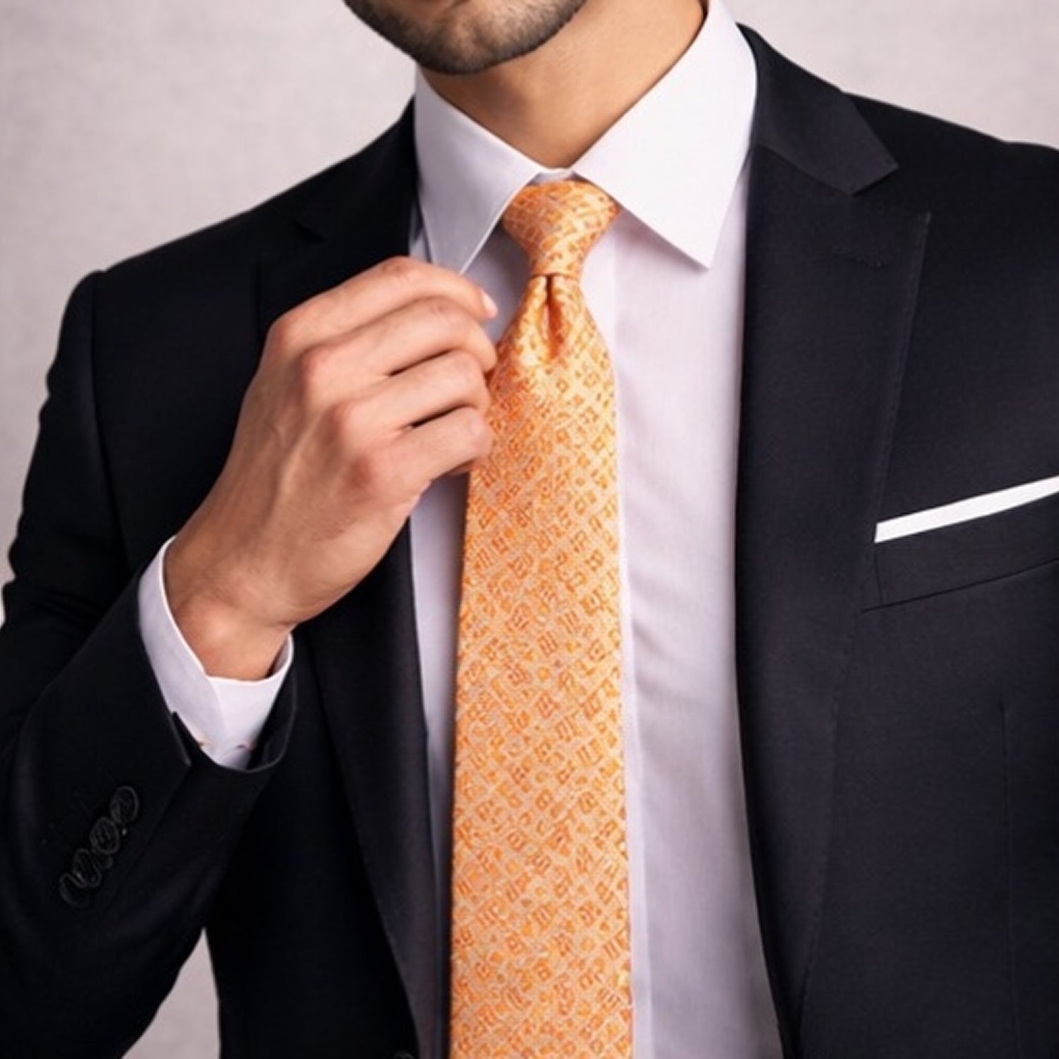 Orange Classic Tie