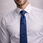 Royal Blue Paisley Tie