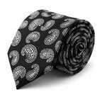 Grey Paisley Tie