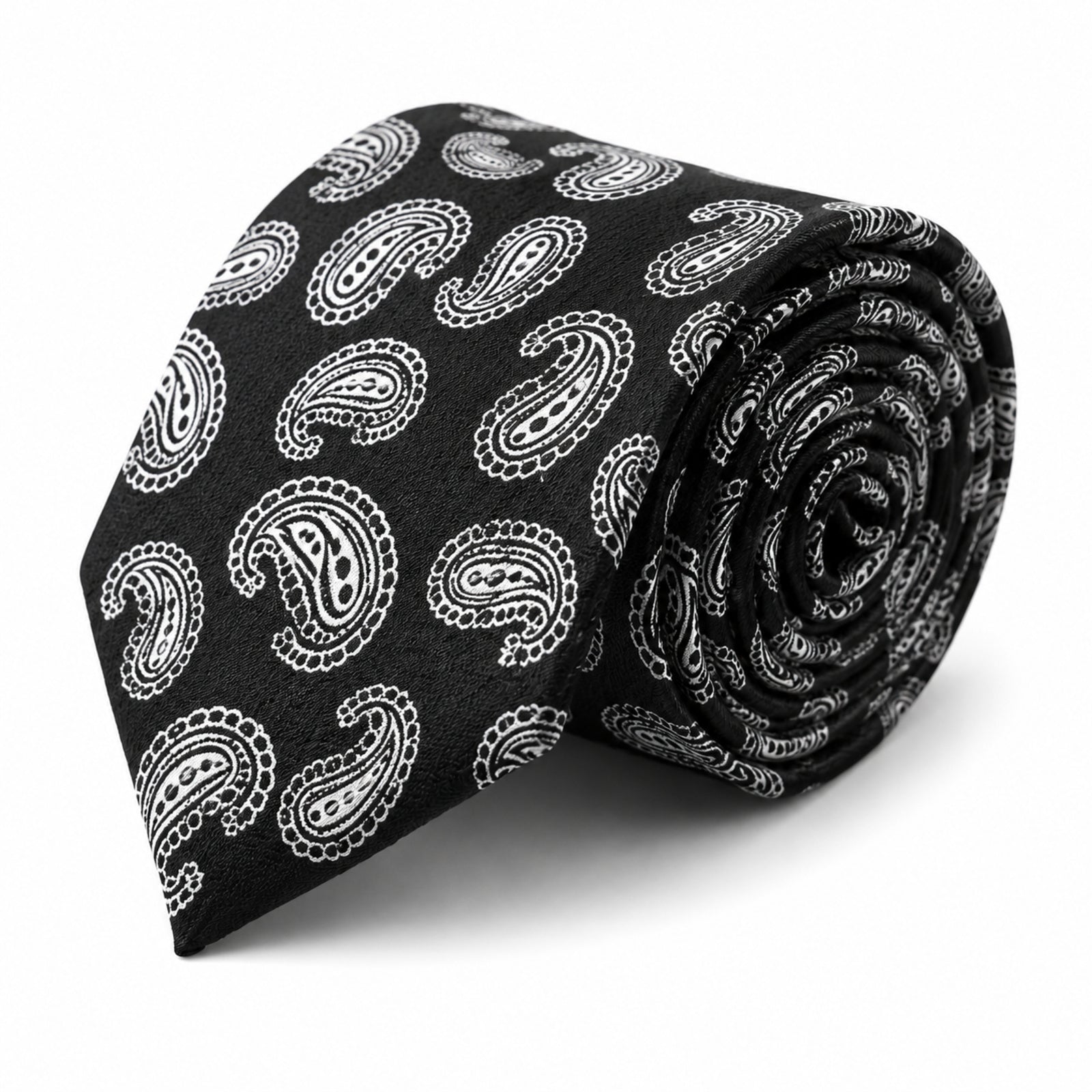 Grey Paisley Tie