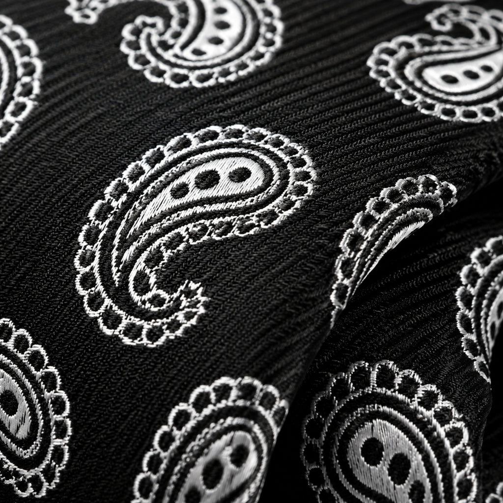Grey Paisley Tie