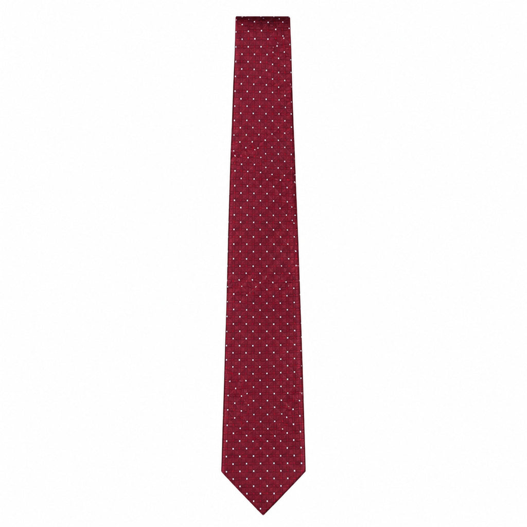 Maroon Micro-Dot Tie