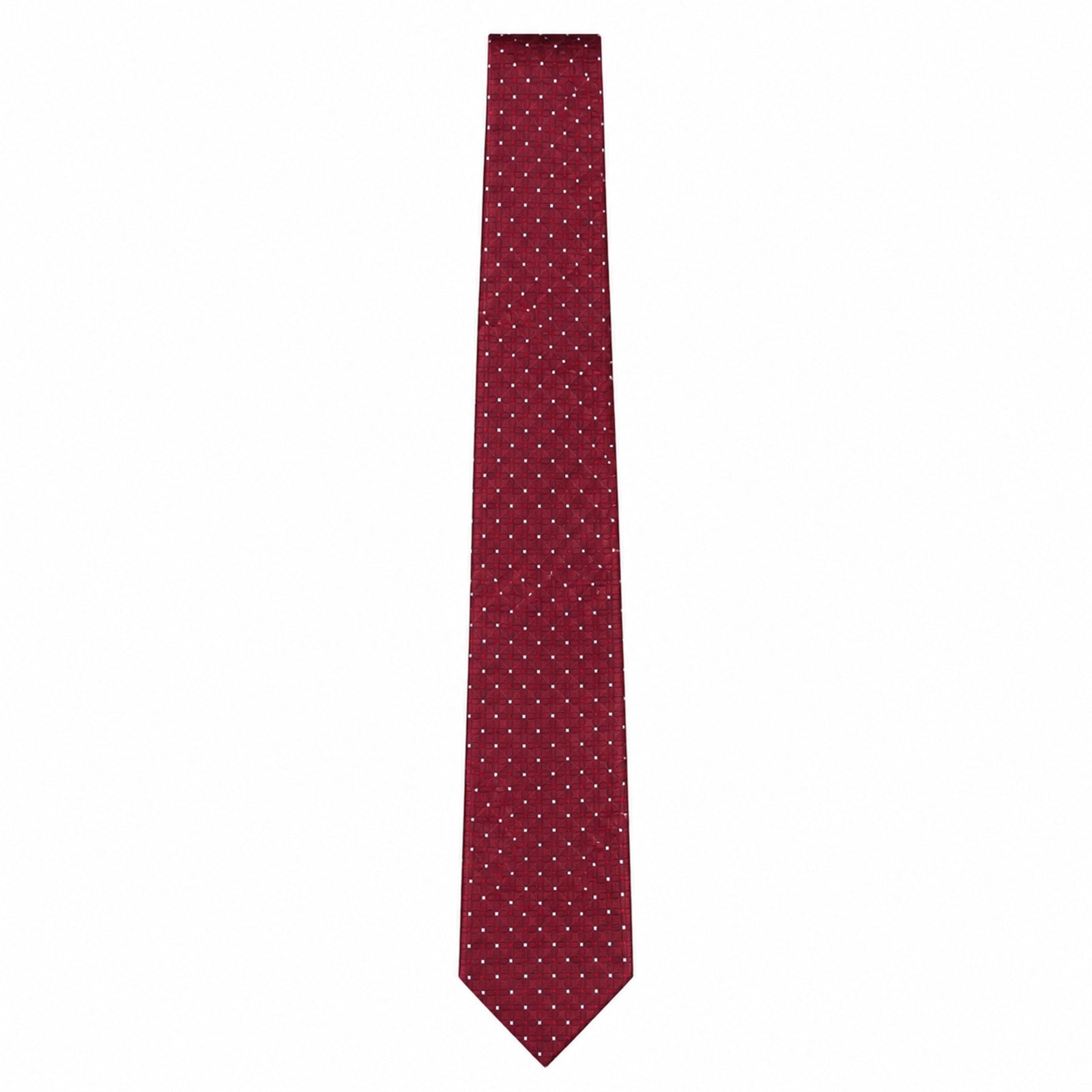 Maroon Micro-Dot Tie
