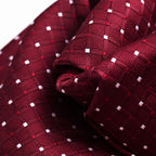 Maroon Micro-Dot Tie