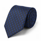Blue Grid Tie