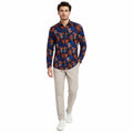 Abstract Tie-Dye Print Shirt