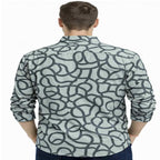 Monochrome Abstract Print Shirt-4