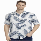 Tropical Leaf Print Shirt-1