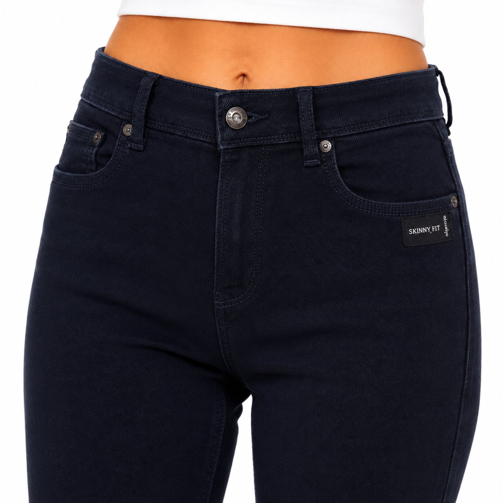 Women's Grey High-Rise Bootcut Denim Jeans with Washed Finish