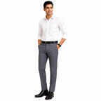 Men's Urban Slate Slim Fit Formal Trousers