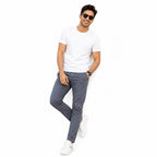 Men's Urban Slate Slim Fit Formal Trousers