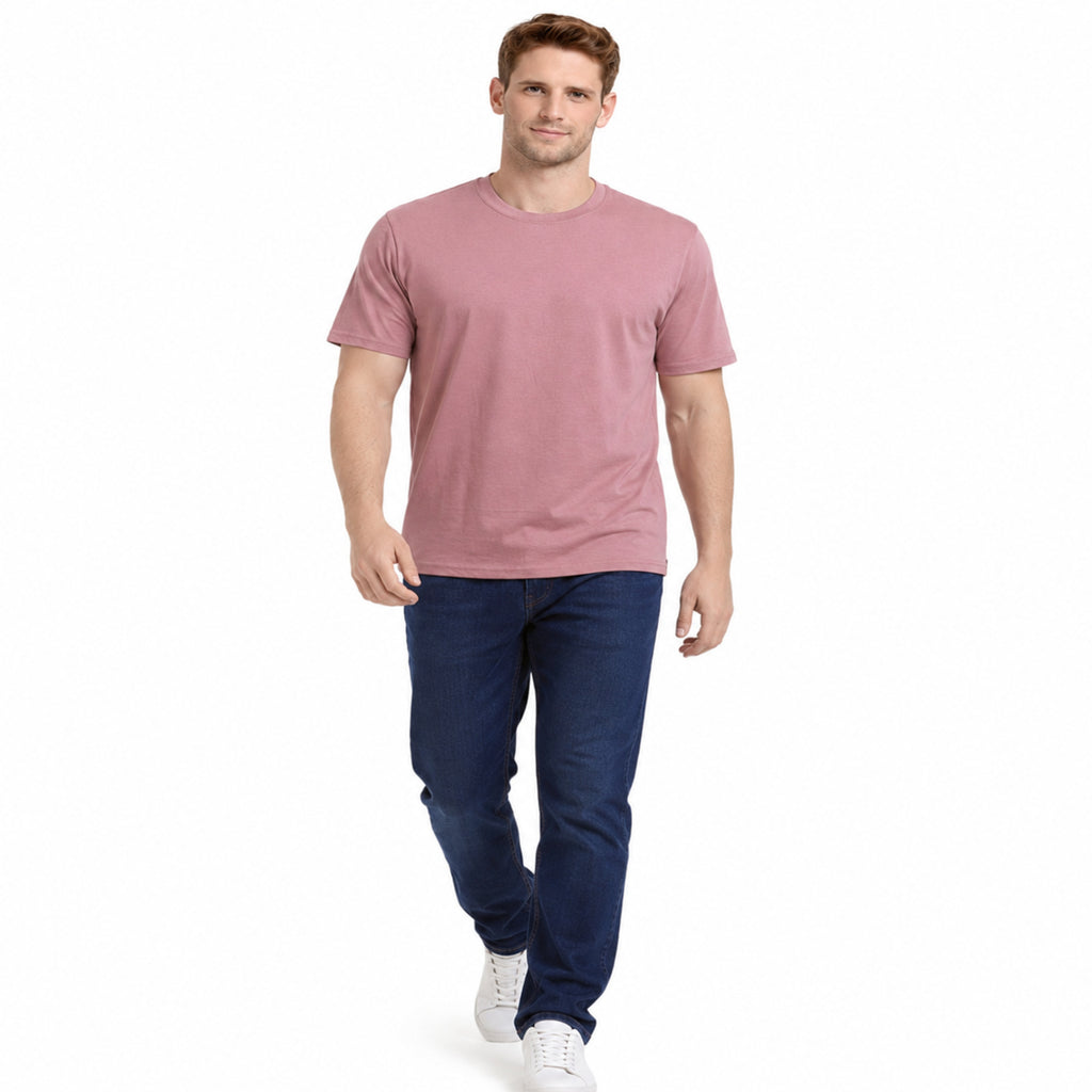 Essential Solid Crew Neck T-Shirt