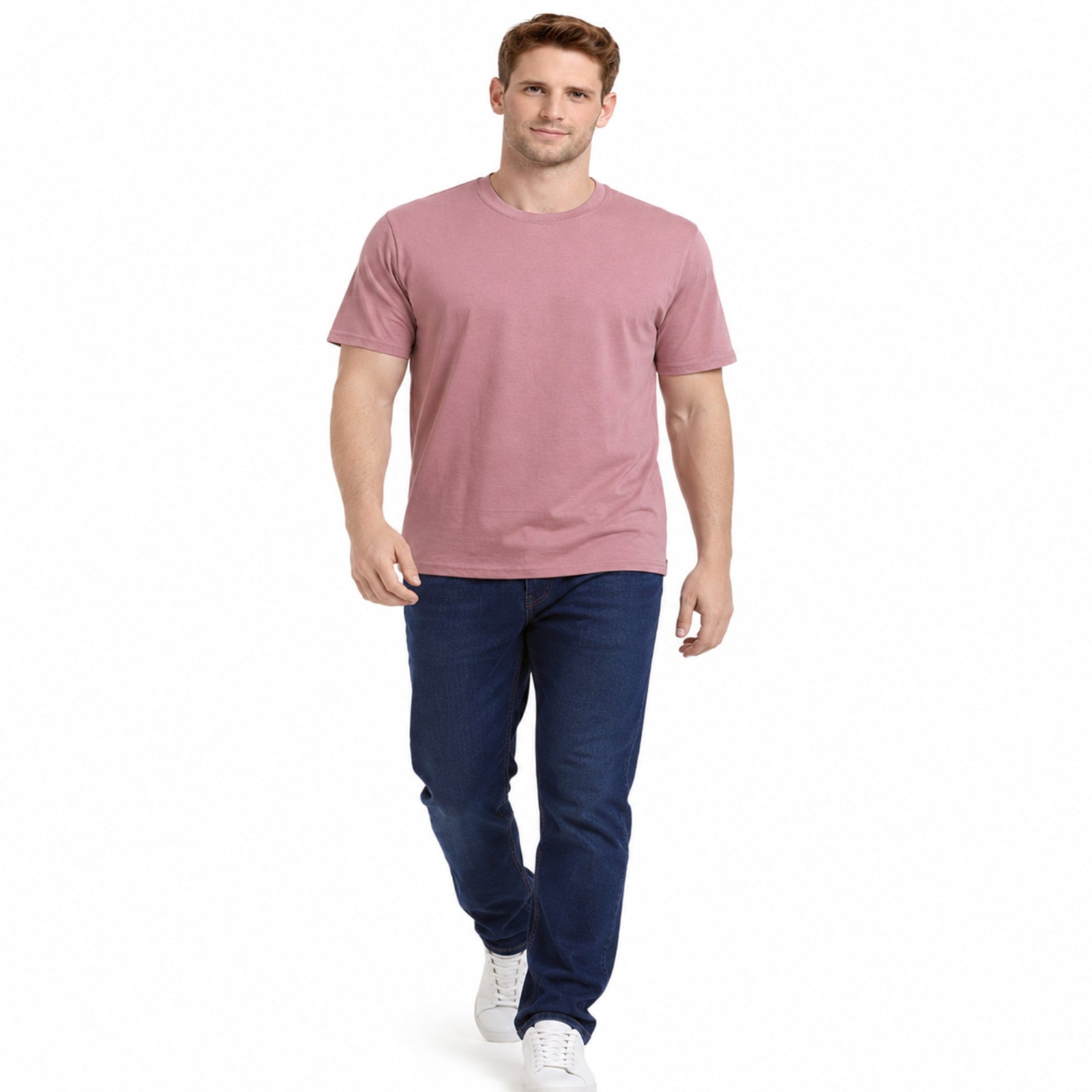 Essential Solid Crew Neck T-Shirt