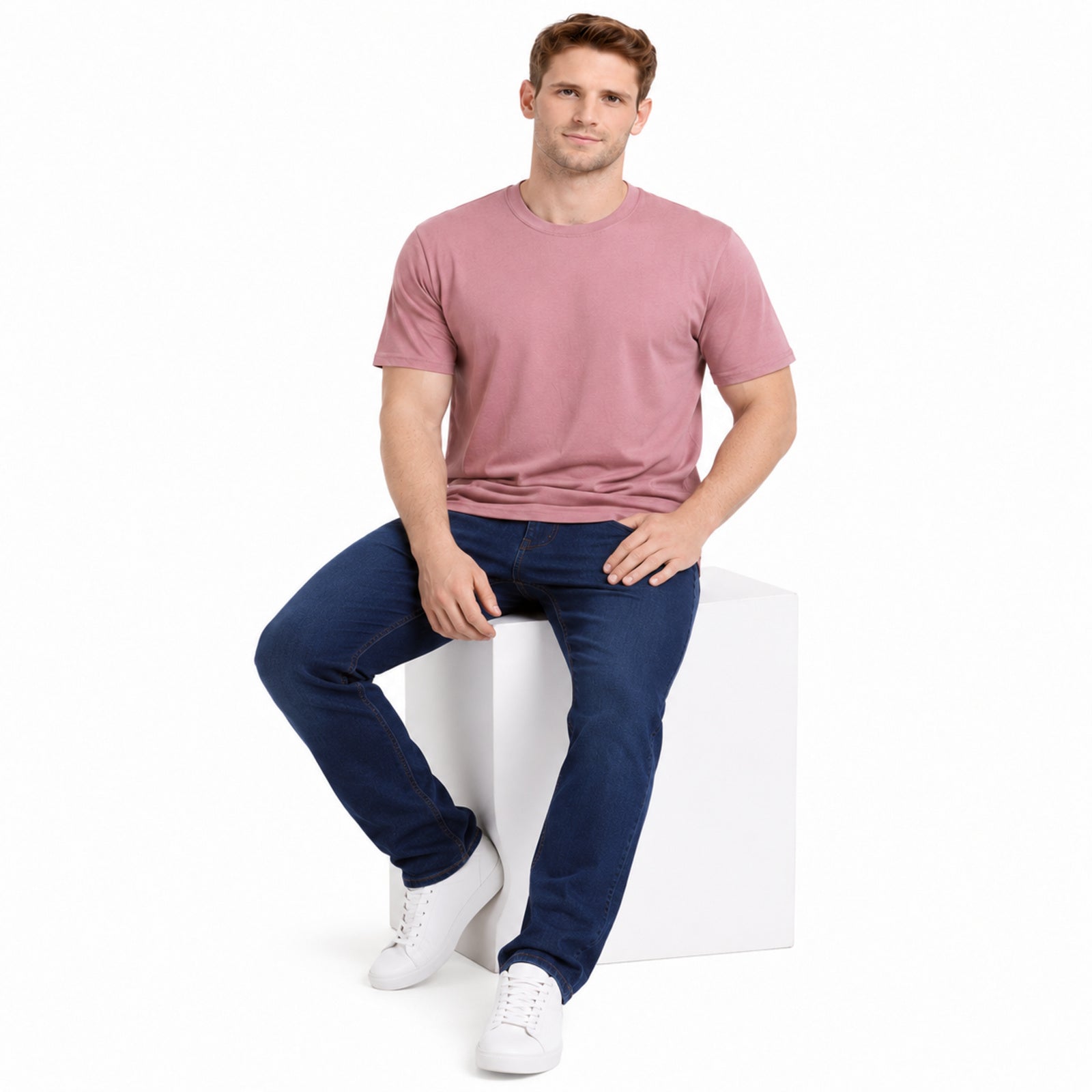 Essential Solid Crew Neck T-Shirt