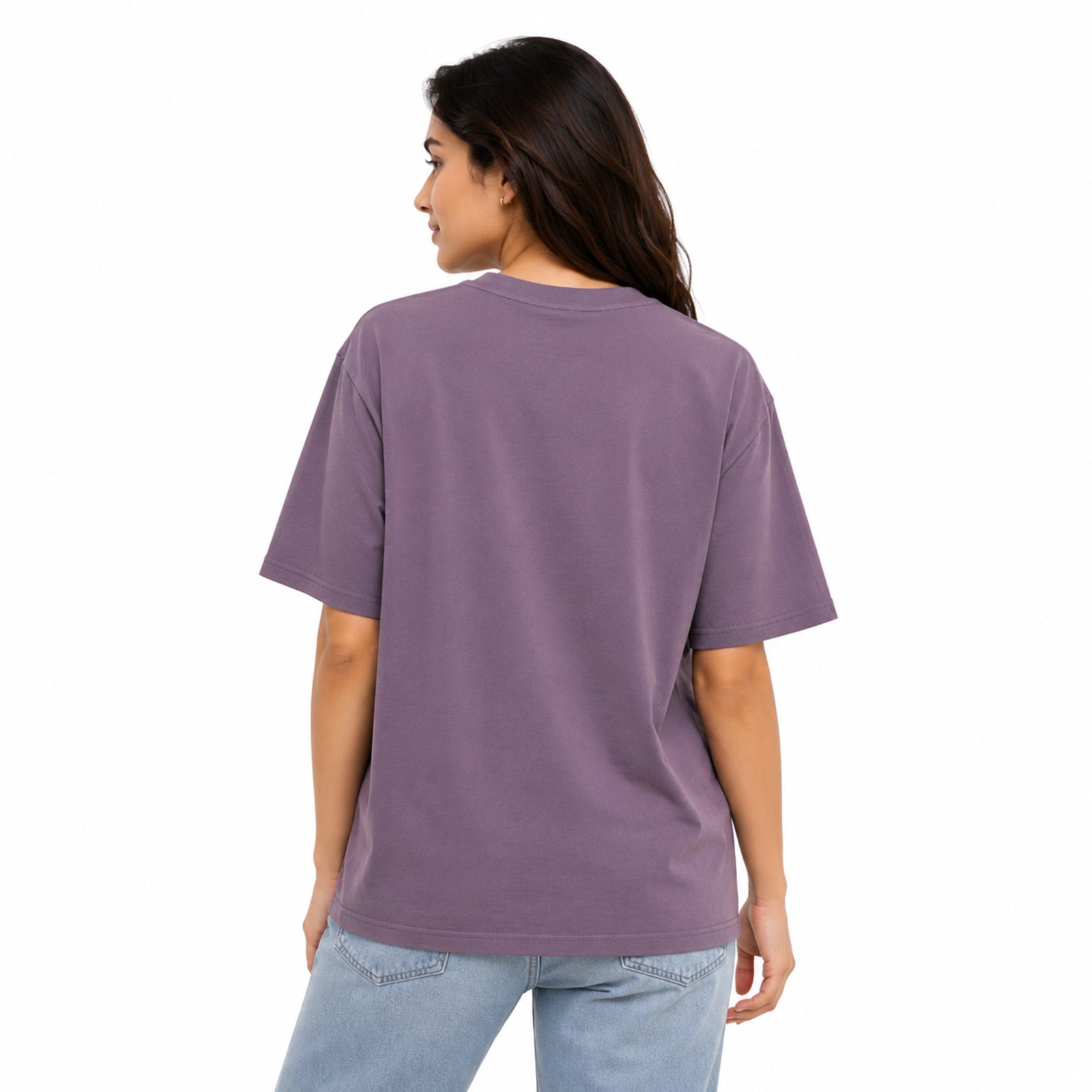 Women's Lavender Graphic “Take It Easy” Casual T-Shirt