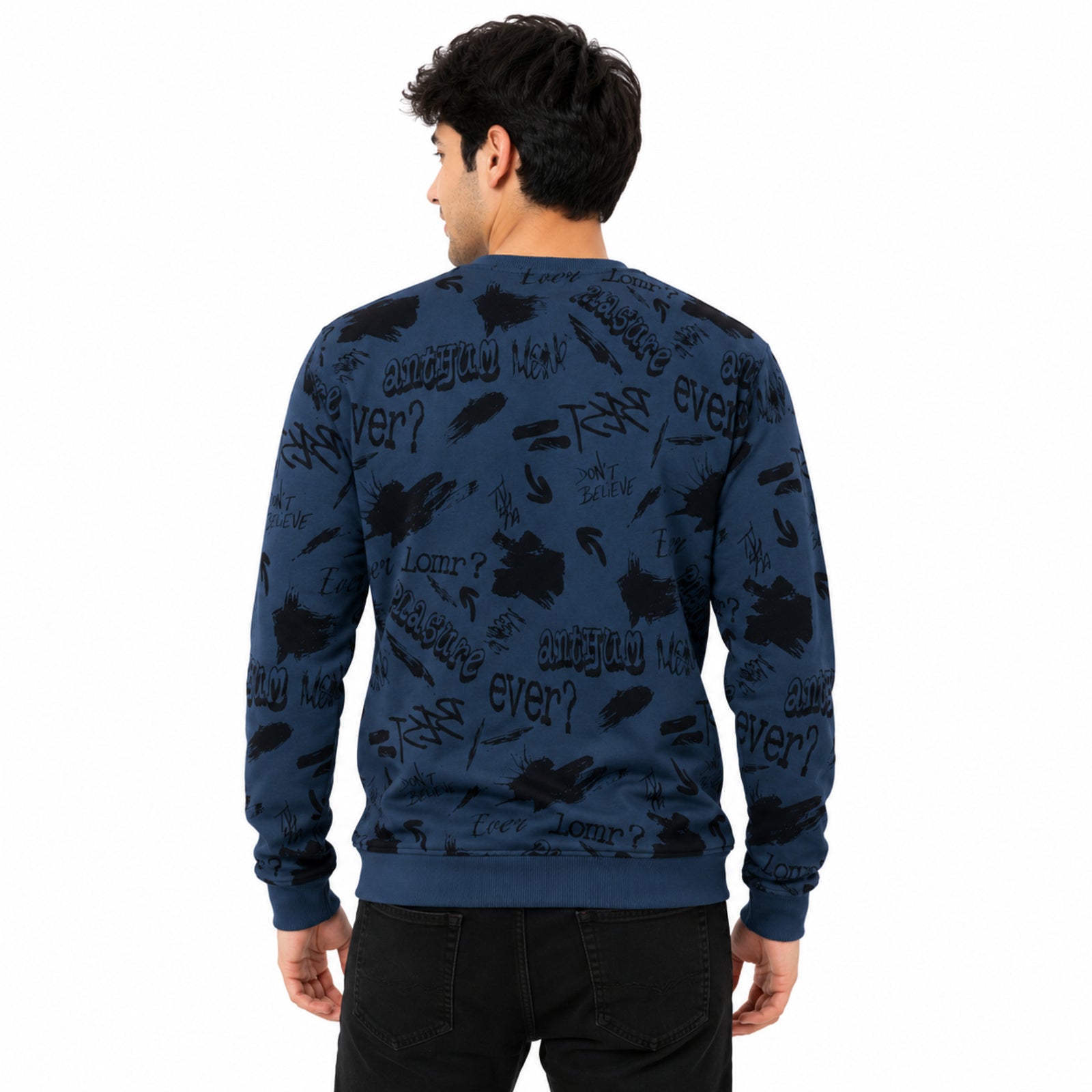 Men's Teal Graffiti Sweatshirt