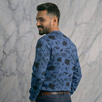 Men's Teal Graffiti Sweatshirt-2