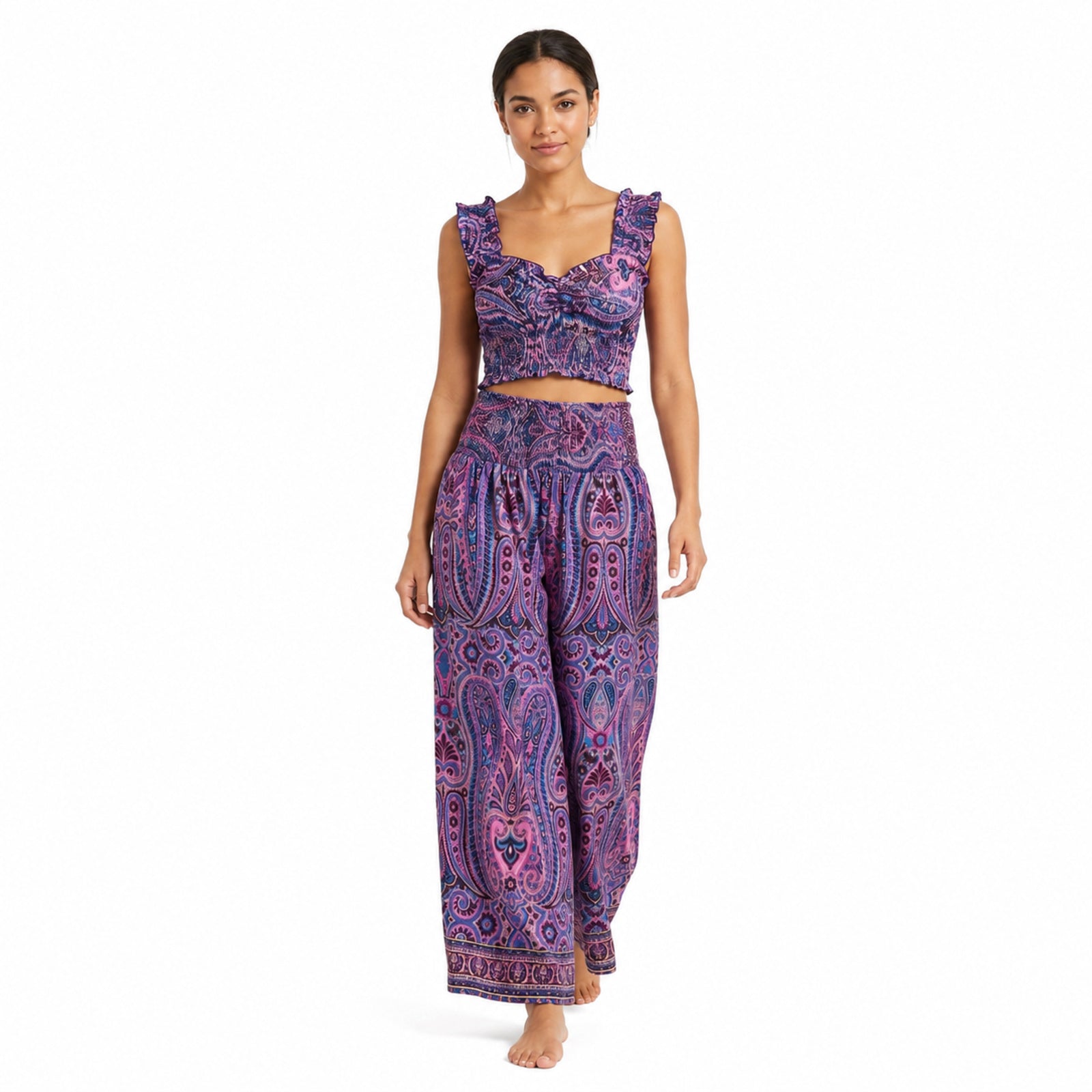 Women's Mystic Paisley Co-Ord Lounge Set