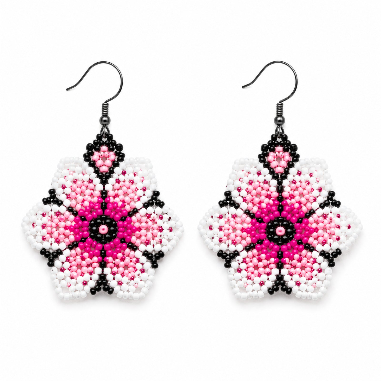 Bloom Elegance Floral Beaded Necklace Set