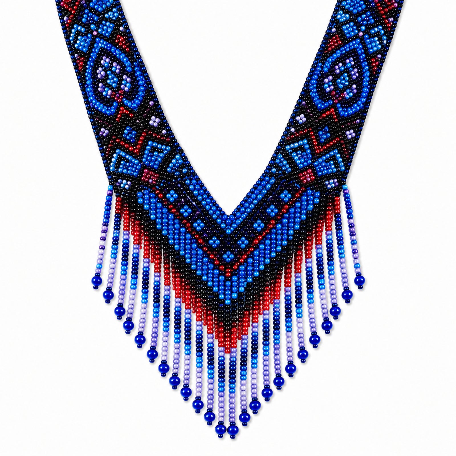 Ocean Grace Handcrafted Beaded Necklace Set