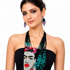 Artisan Portrait Handcrafted Beaded Necklace Set