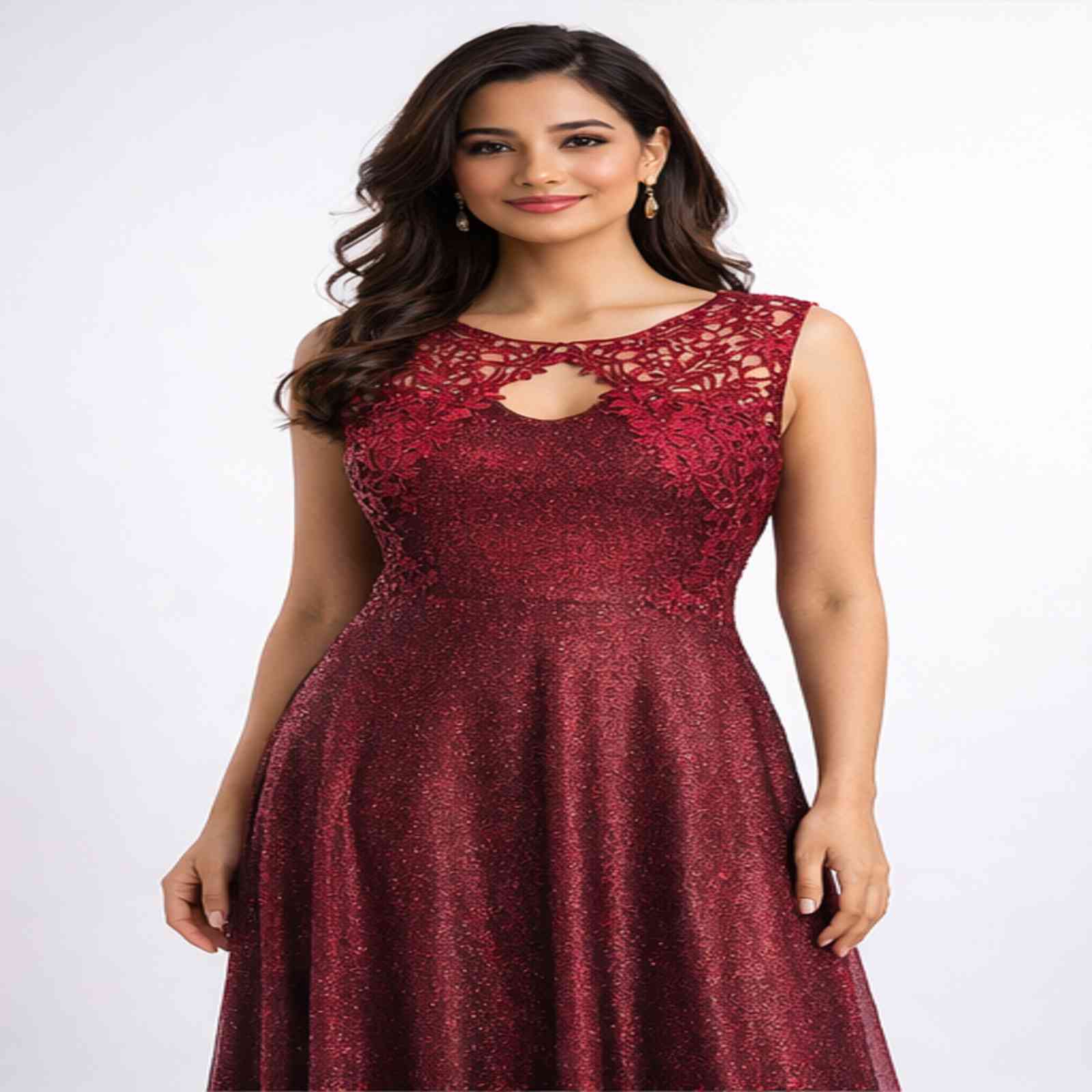 Women's Elegant Embellished Party Gown