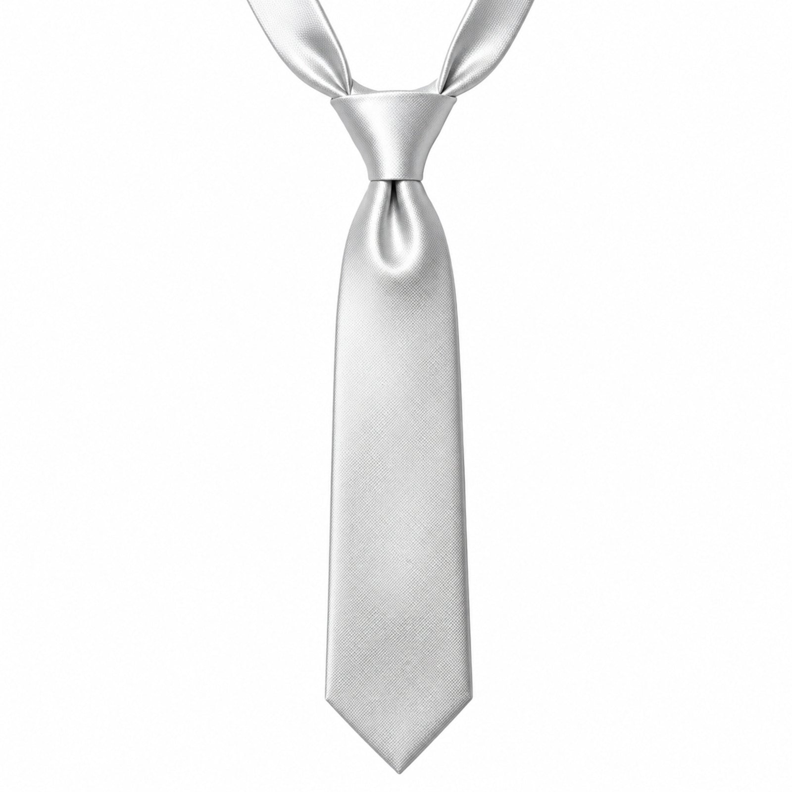Elegant Silver Tie