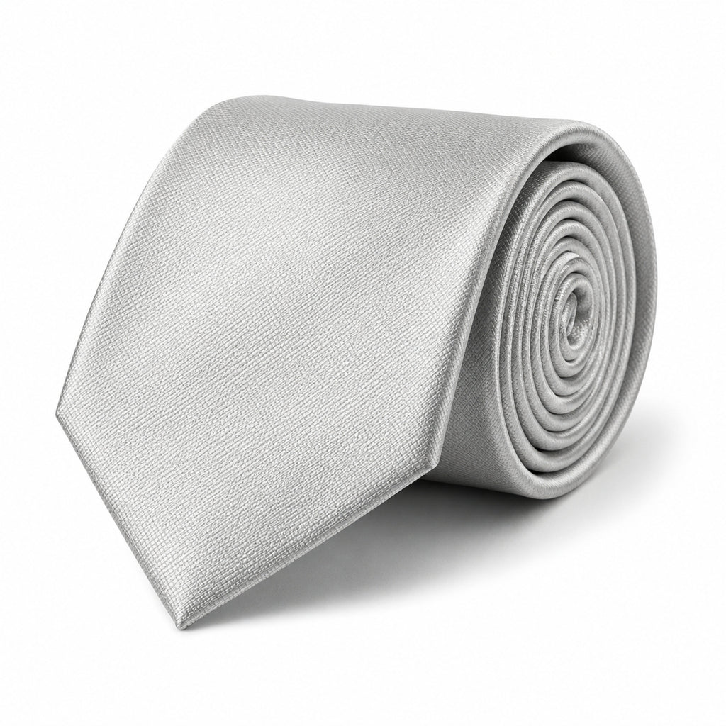 Elegant Silver Tie